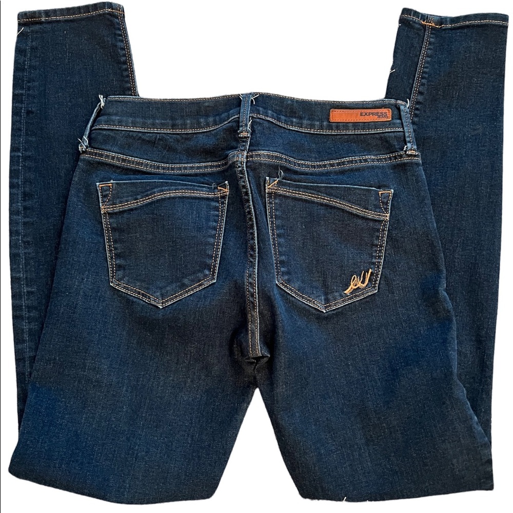 Express Jeans size 2 mid rise legging jeans